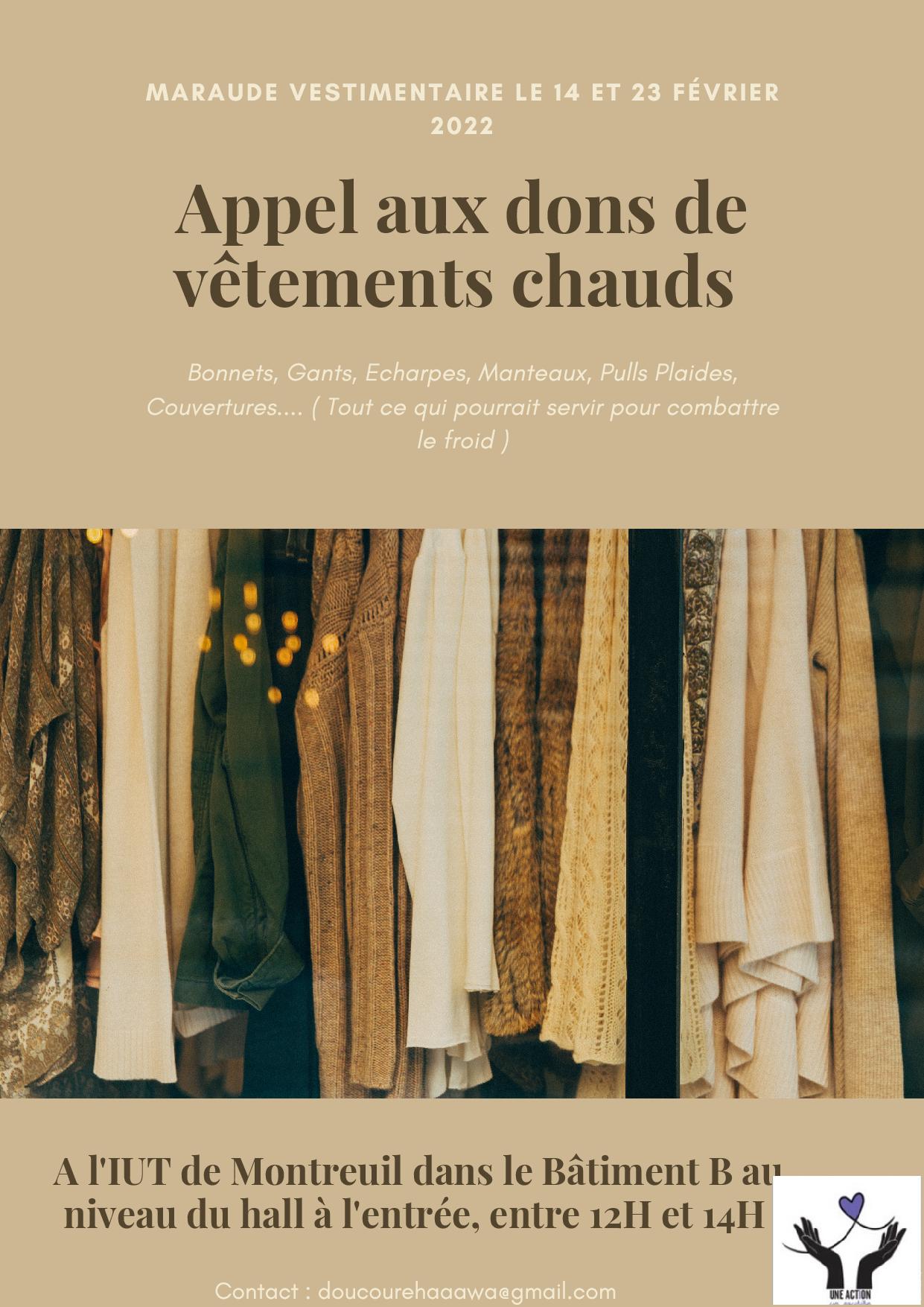 dons de vêtements