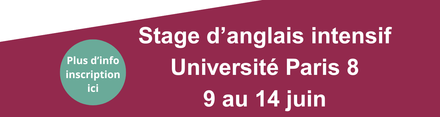 2 stage anglais intensif